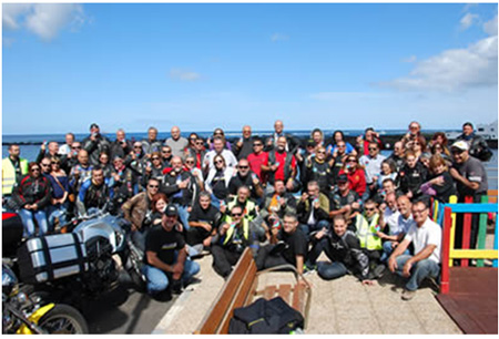Participantes de la Ruta Canarias 88